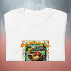Folded Keep Calm and Eat Adobo street food graphic t-shirt