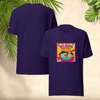 Front/Back view of Hot Ramen Summer graphic Ghost t-shirt