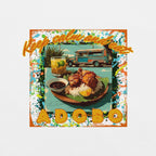 DTG print detail on Keep Calm and Eat Adobo Bella Canvas t-shirt