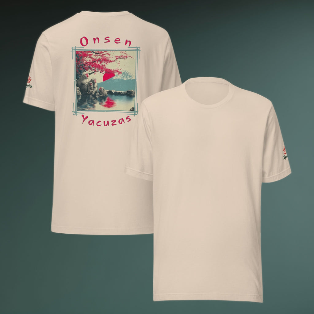 Front/back Bella+Canvas 3001 unisex DTG back print ghost T-shirt