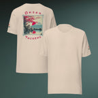 Front/back Bella+Canvas 3001 unisex DTG back print ghost T-shirt