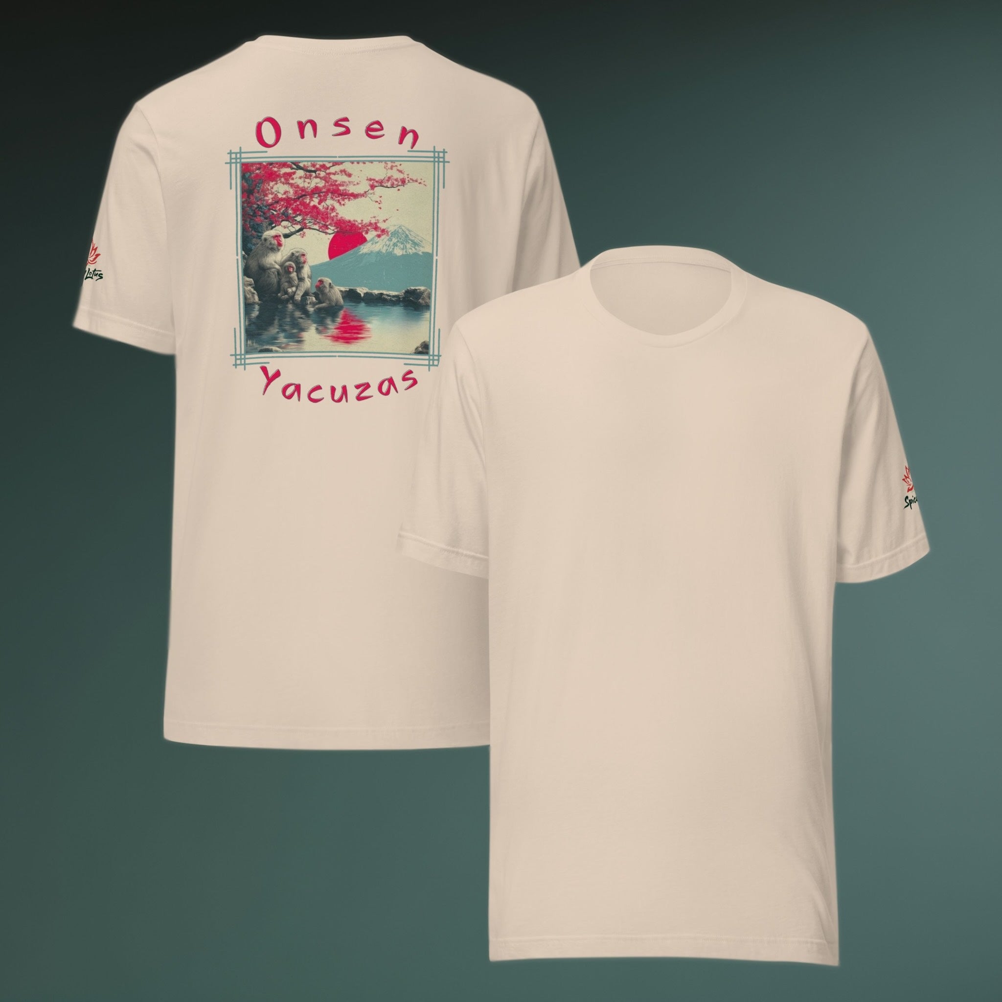 Front/back Bella+Canvas 3001 unisex DTG back print ghost T-shirt