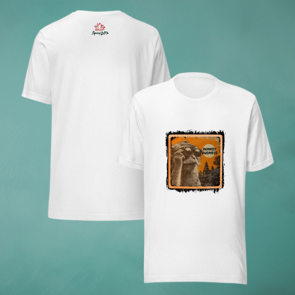 Retro pop-art Southeast Asia animal front/back ghost t-shirt