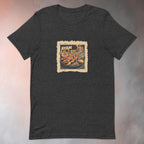 Front view Ayam What I Eat flatlay t-shirt regular unisex fit