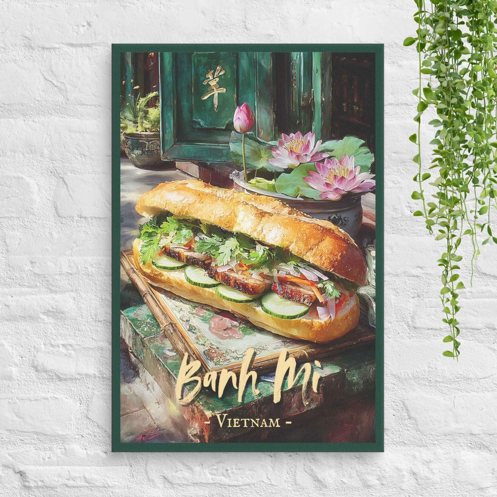 Bánh Mì Bliss Vietnamese street food canvas