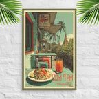 Bangkok Papaya Salad Som Tam canvas