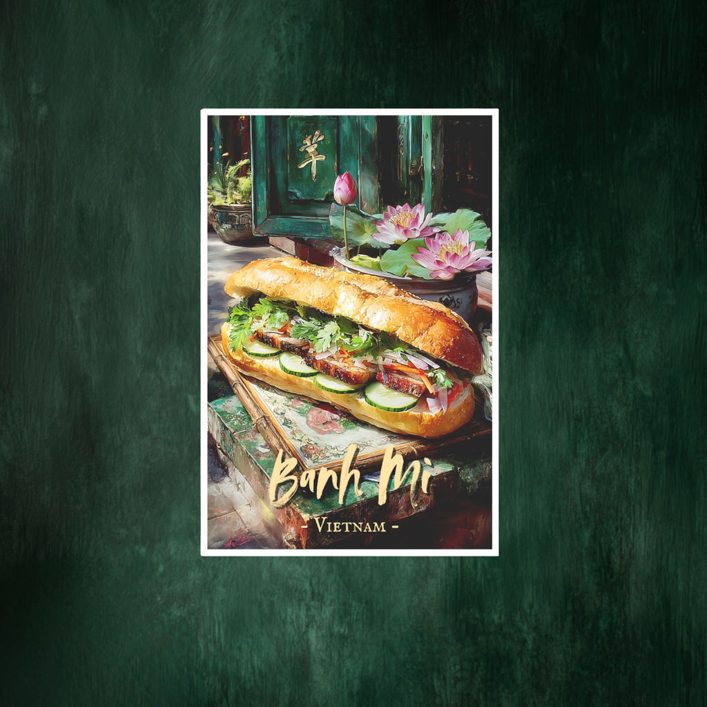Asian food kitchen décor poster