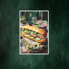 Asian food kitchen décor poster