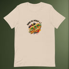 Front view of Banh Mi Myself & I graphic flatlay t-shirt