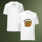 Front/Back view of Banh Mi Myself & I graphic ghost t-shirt