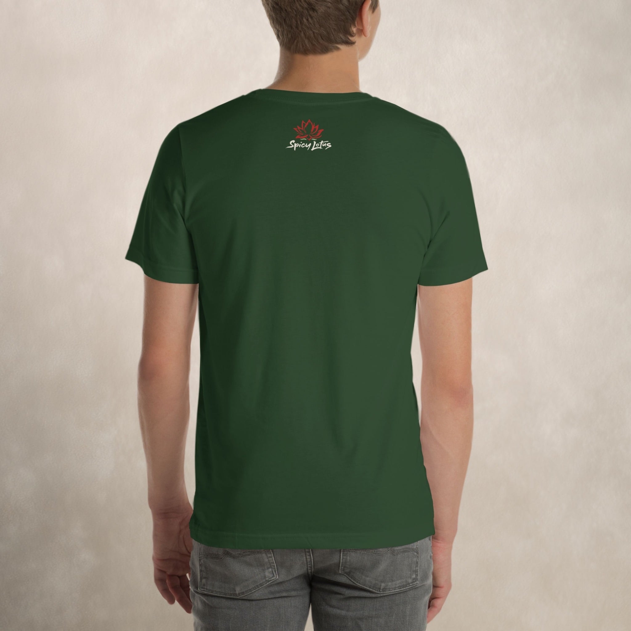 Back view of Cendolicious graphic t-shirt