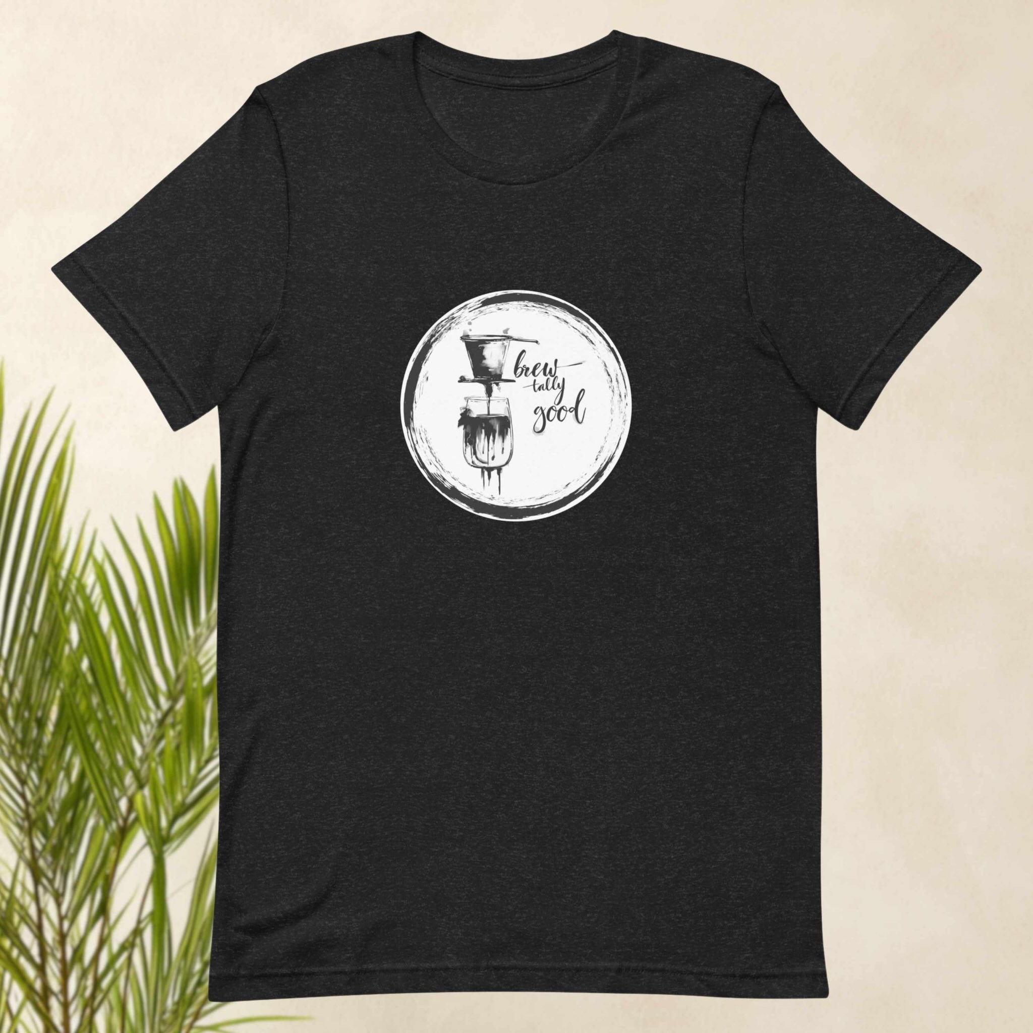 Front view of Brewtally Good graphic flatlay t-shirt