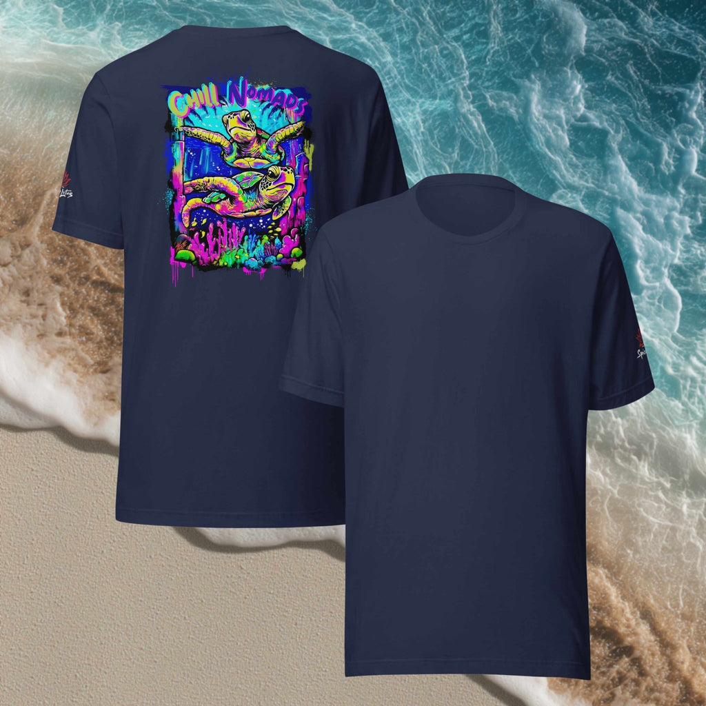 Front/back Chill Nomads Graffiti Reef print ghost Tee