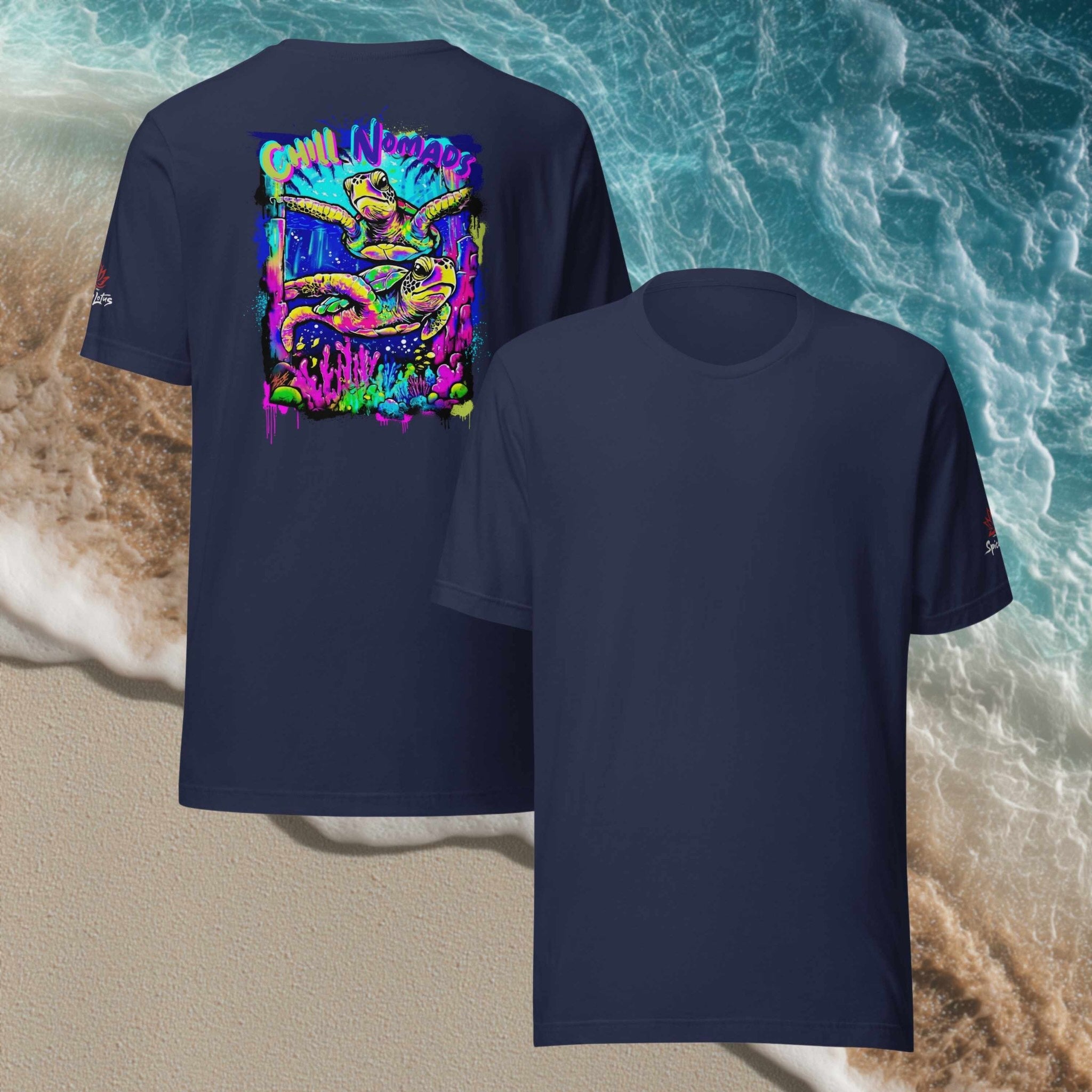 Front/back Chill Nomads Graffiti Reef print ghost Tee