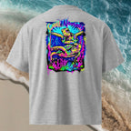 Chill Nomads Graffiti Reef back print oversized organic tee
