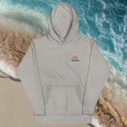 Flatlay Hoodie left chest print with subtle brand logo