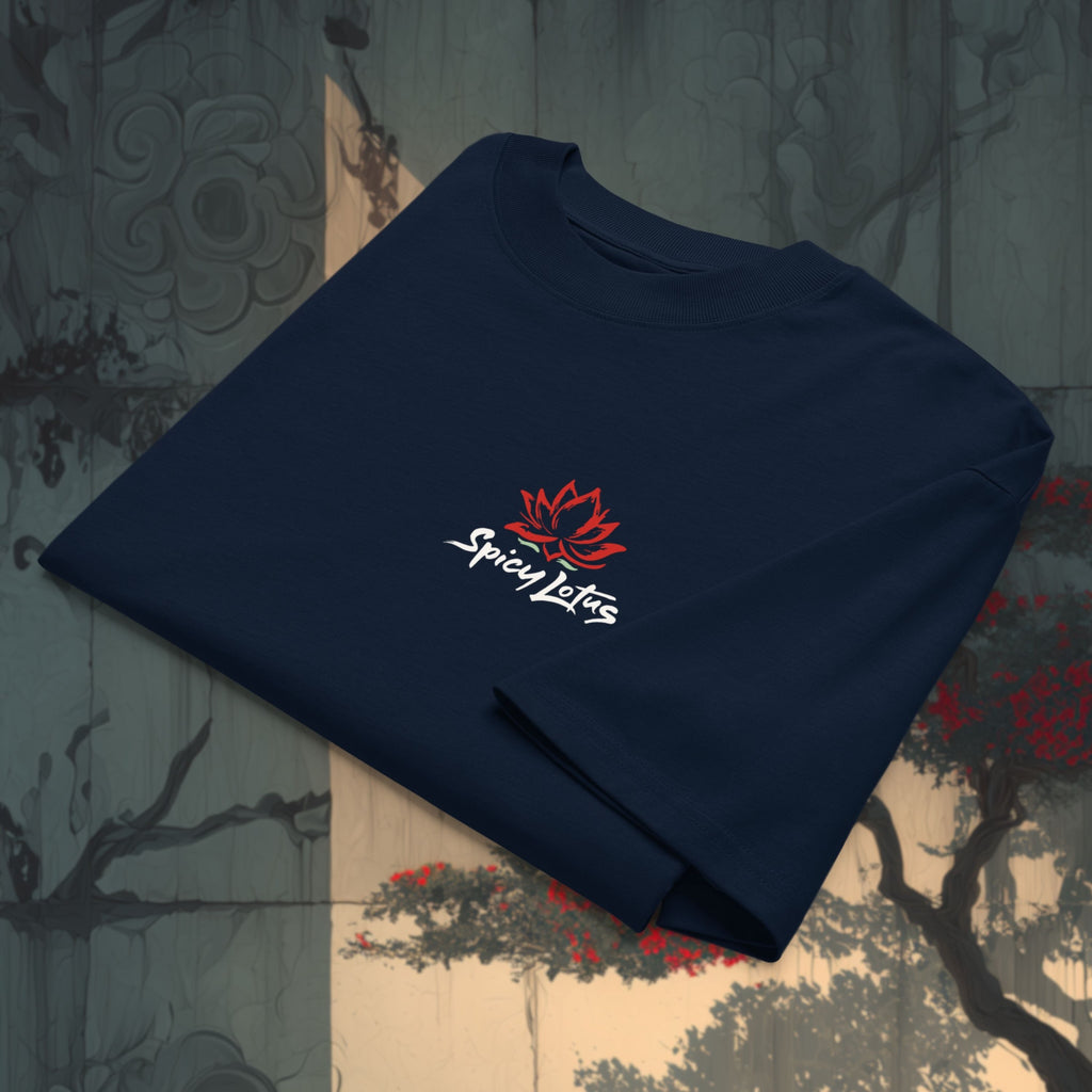 Folded Grab Life by the Rice Ball – Rising Sun tee showing chest Logo print