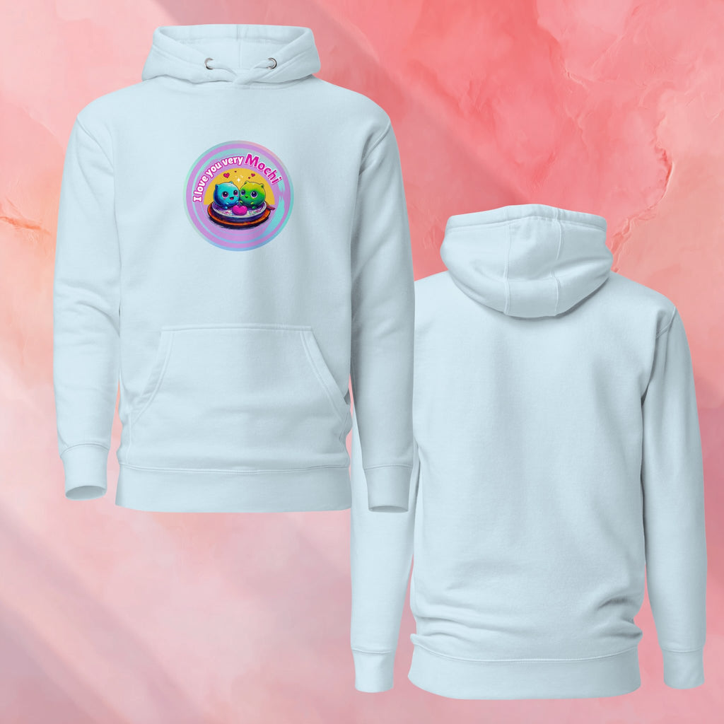 Cotton Heritage hoodie with DTFlex front print and inside logo label