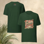 Front/Back view of In Crust We Trust graphic ghost t-shirt