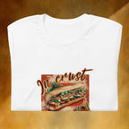 Folded In Crust We Trust pop-art street food t-shirt