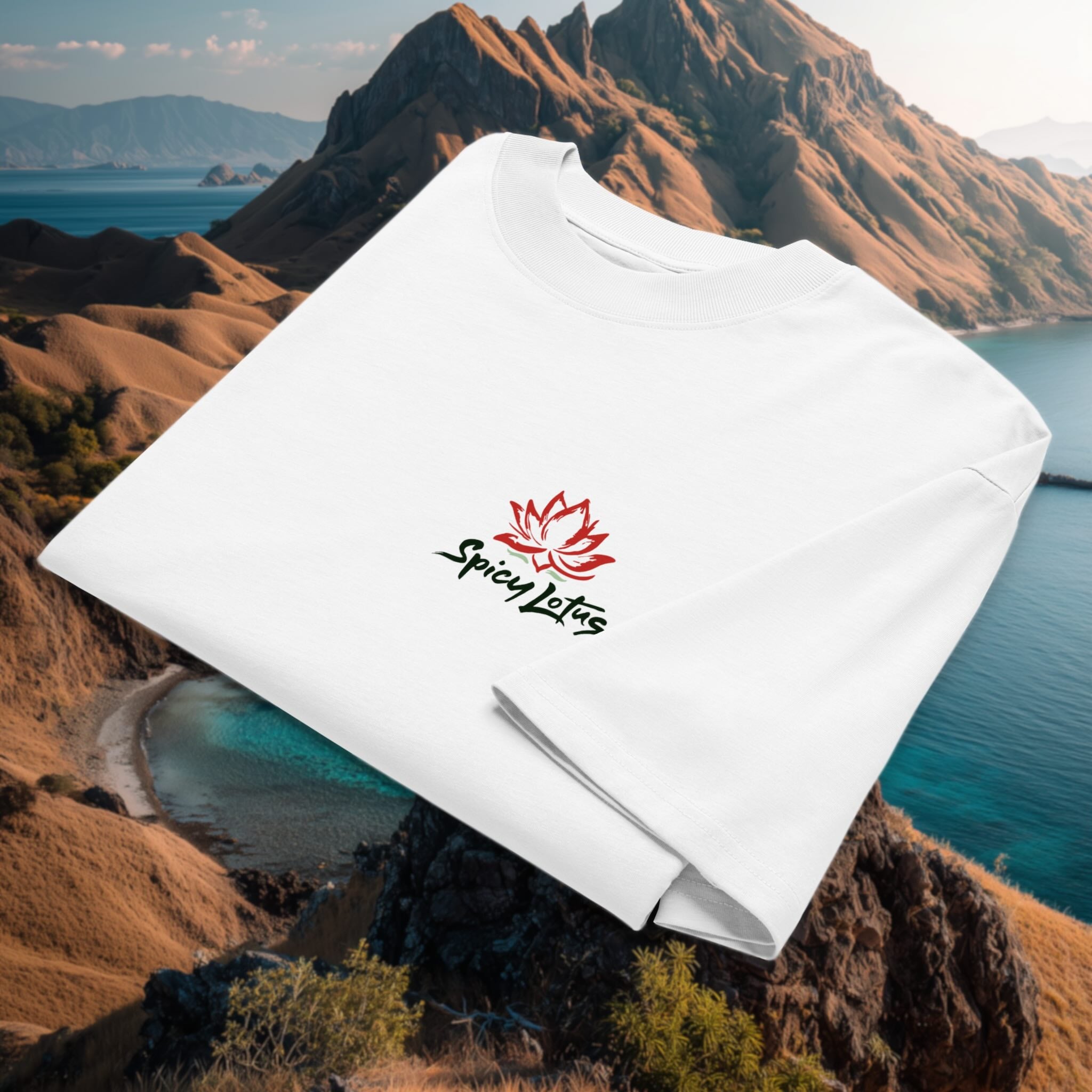 Folded Island Dons Komodo Nights tee showing chest Logo design