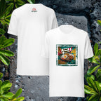 Front/Back view of Lemak It Happen graphic ghost t-shirt
