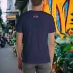 Back view of Lemak Your Day Better graphic t-shirt