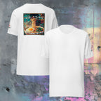 Mie-ssion Accomplished anime noodle ghost t-shirt front/back view
