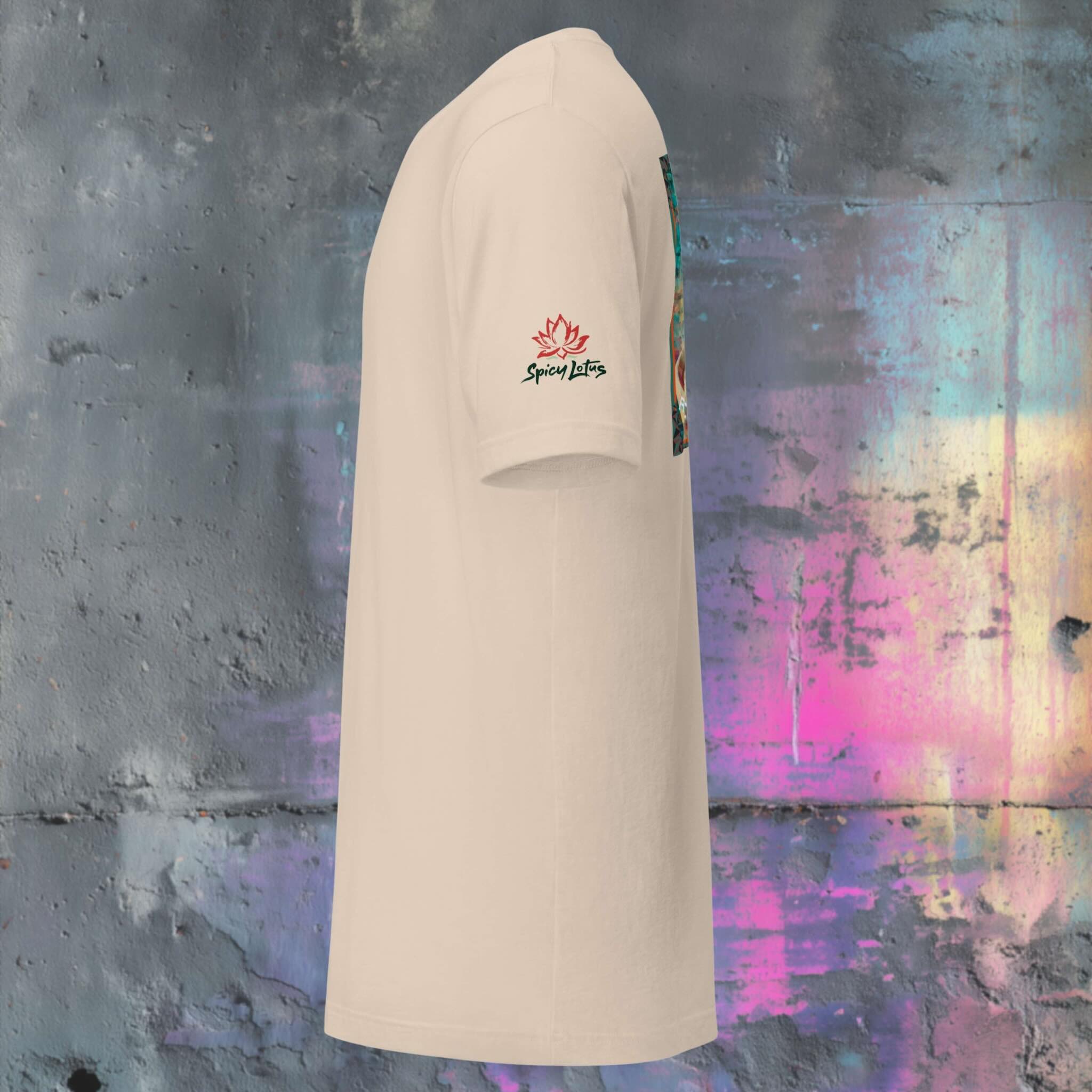 Mie-ssion Accomplished ghost t-shirt side view regular unisex fit