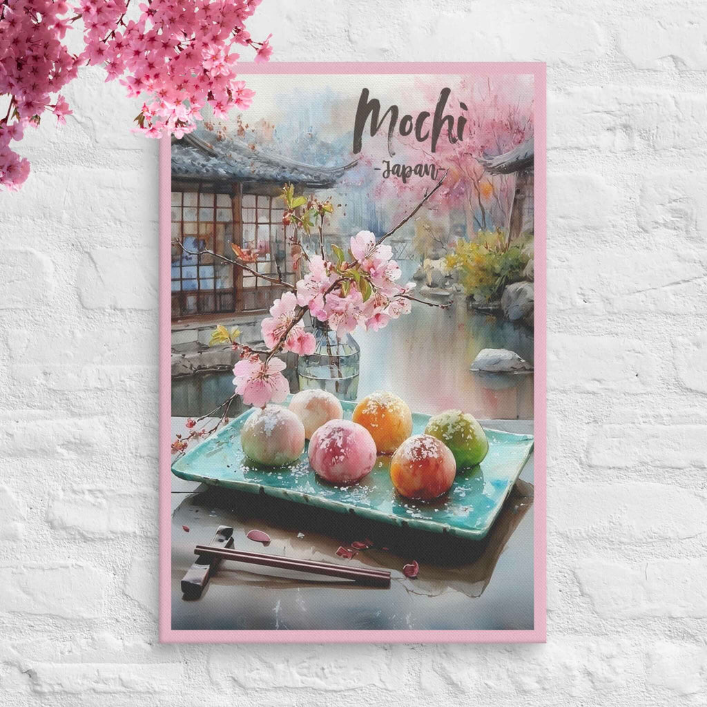 Mochi Garden Japanese food canvas art