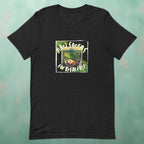 Front view of Nasi Goreng for Breakfast graphic flatlay t-shirt