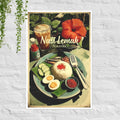 Nasi Lemak banana leaf dish wall art poster