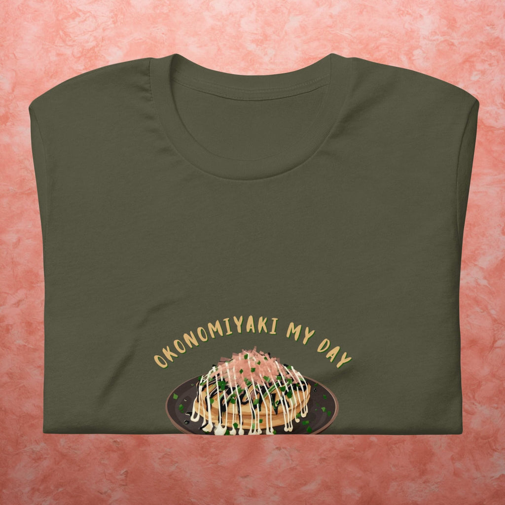 Folded Okonomiyaki My Day minimal graphic t-shirt