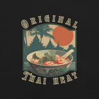 DTG print detail on Original Thai Heat Asian food t-shirt