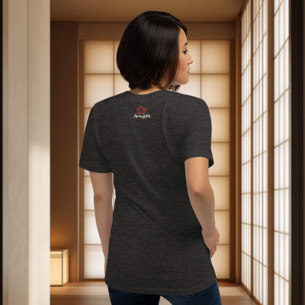 Back view of Send Noods graphic t-shirt