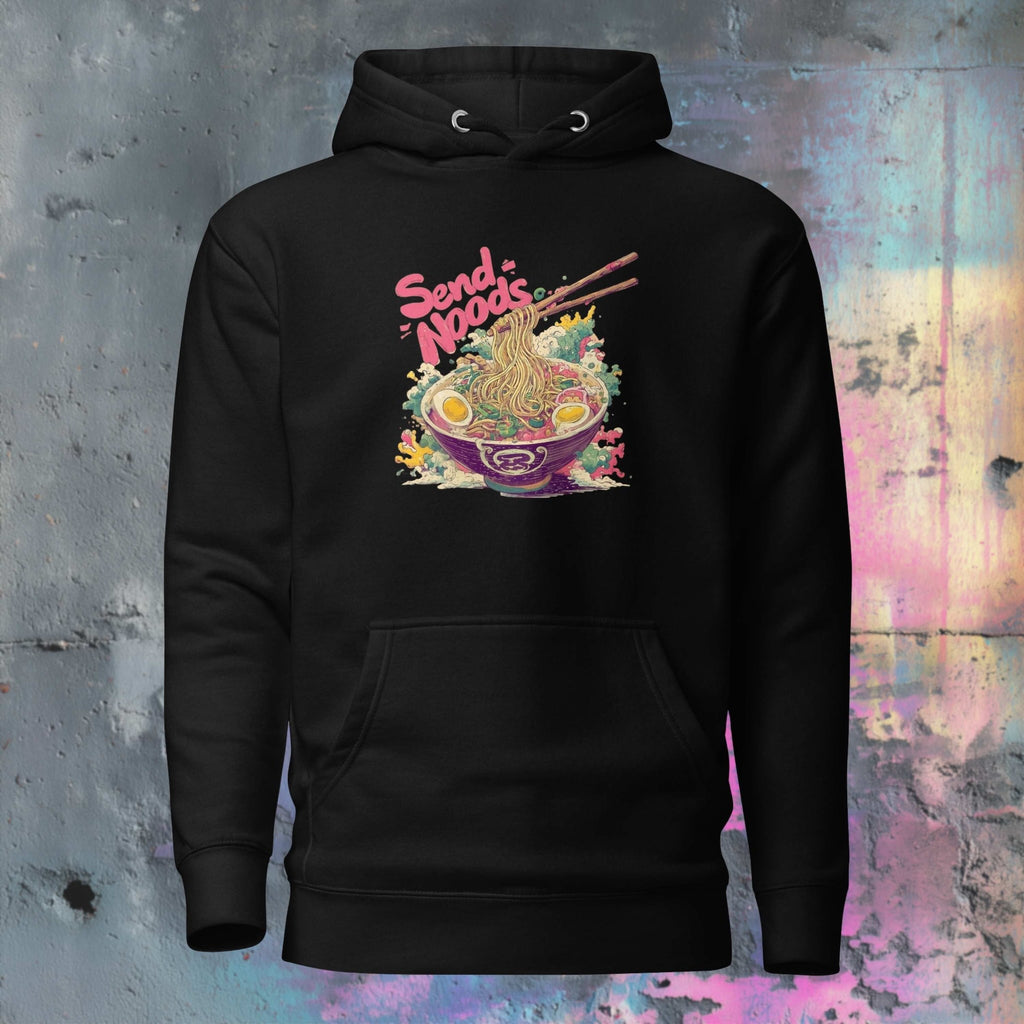 Send Noods ramen street art Ghost hoodie front print