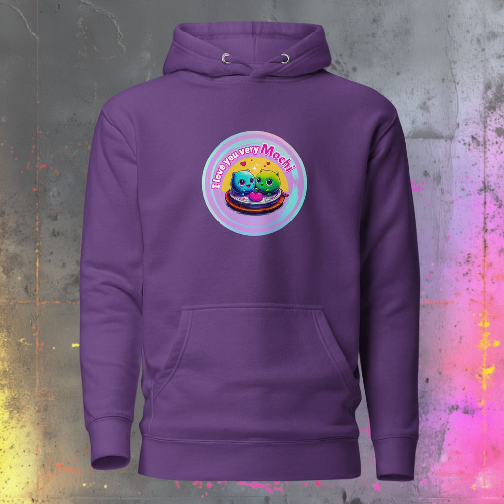Cotton Heritage hoodie with DTFlex front print and inside logo label