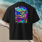 Chill Nomads Graffiti Reef back print oversized organic tee