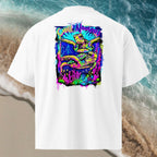 Chill Nomads Graffiti Reef back print oversized organic tee