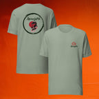 Front/back Bella+Canvas 3001 unisex DTG print
