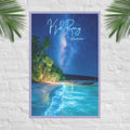 Koh Rong Cambodia bioluminescent beach canvas at night