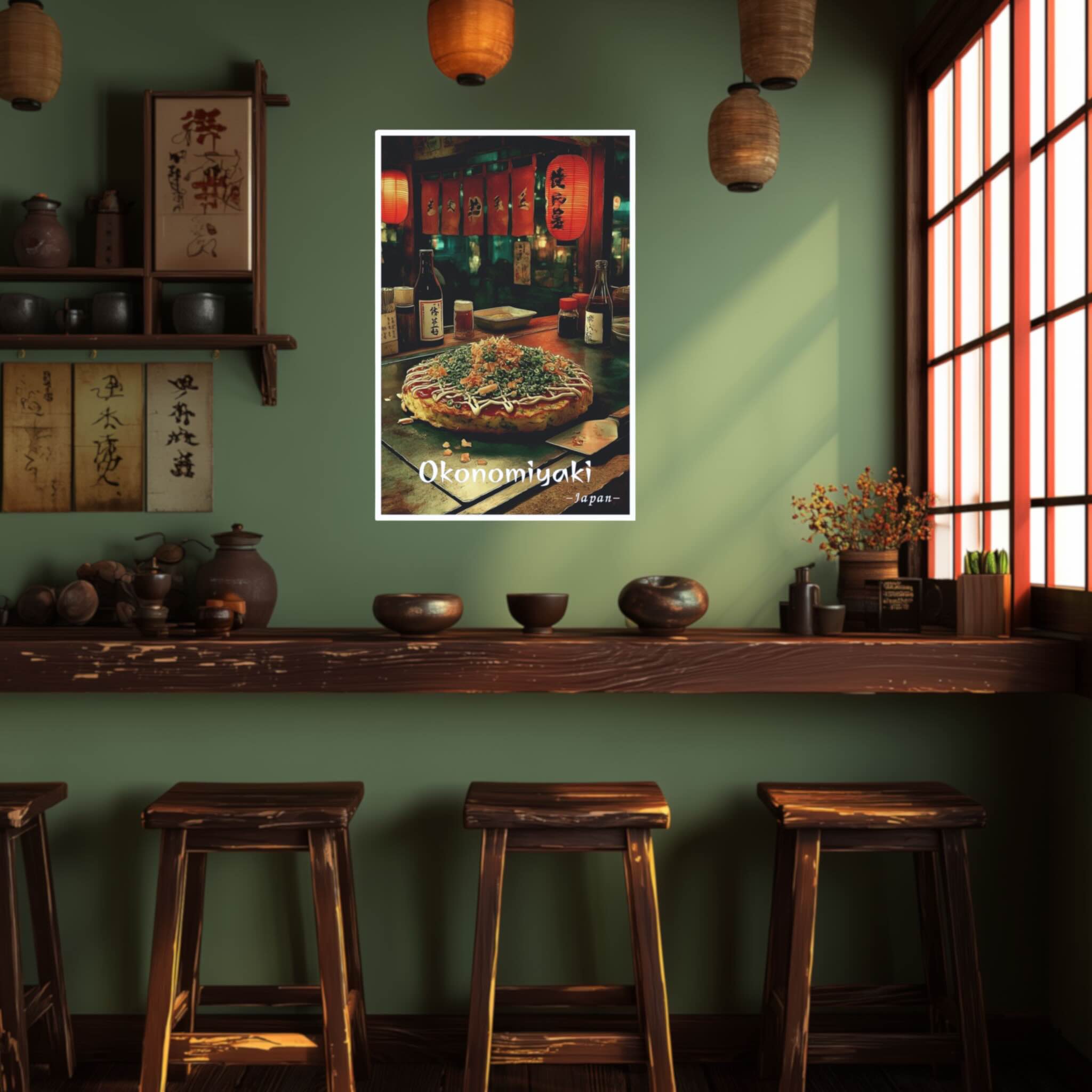 Japanese kitchen wall art