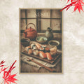 Japanese sushi still life canvas with nigiri and maki