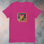 Spill the Cha flatlay t-shirt front view unisex regular fit
