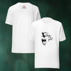 Front/Back view of Brewtally Good graphic ghost t-shirt