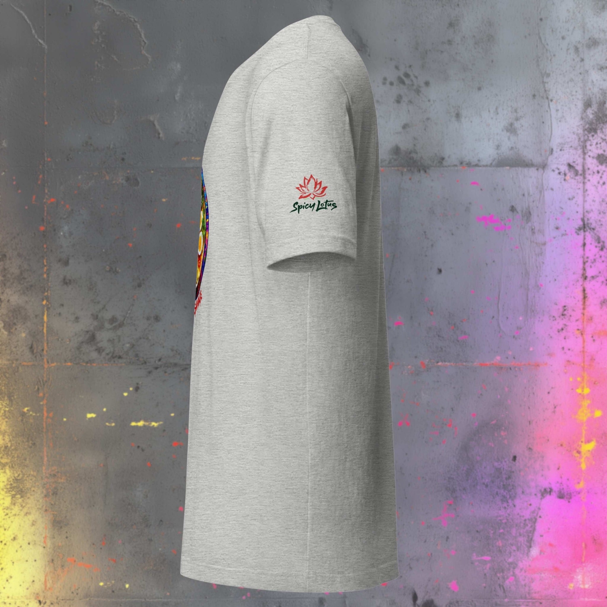 Soup But Make It Savage ghost t-shirt side view regular unisex fit