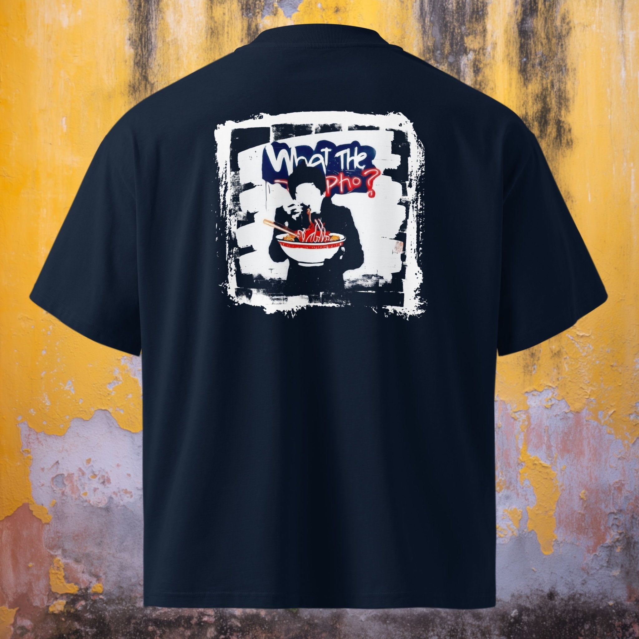 100% organic combed cotton high-neck oversized tee with soft, breathable fabric