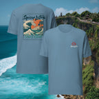 Front/back Bella+Canvas 3001 unisex ghost T-shirt
